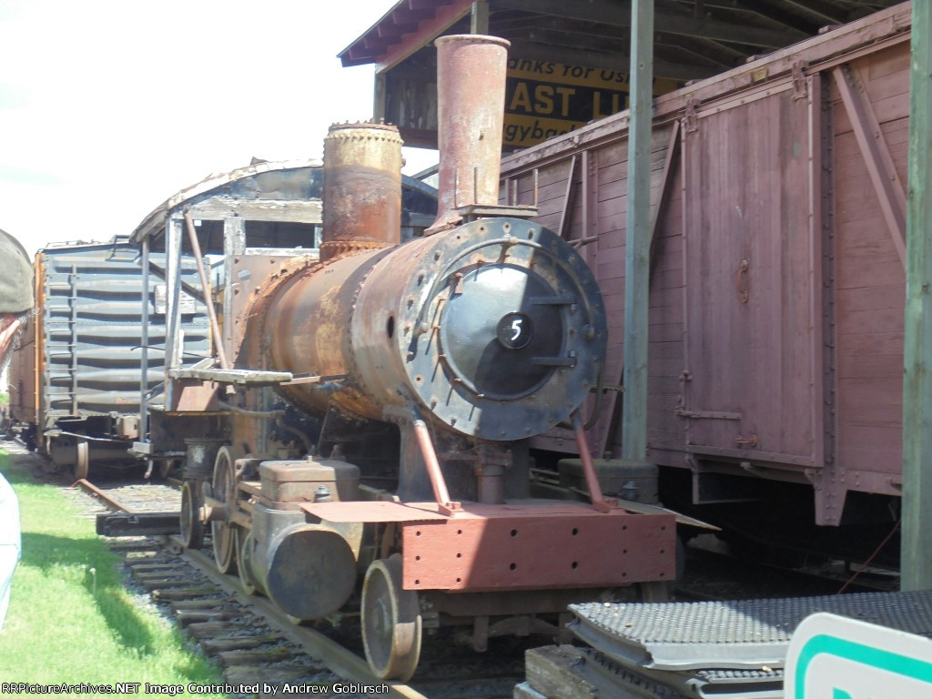 Coronet Phosphate 2-6-2T #5 awaits for restored